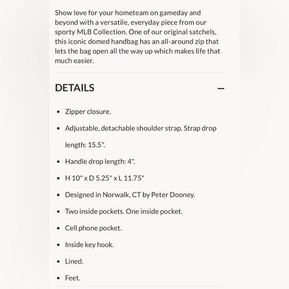 Dooney and Bourke Baltimore Orioles Zip Zip Domed Satchel Rtl $348 - Picture 12 of 12